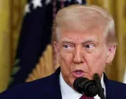 FILE PHOTO: U.S. President Donald Trump speaks before signing a resolution approved by Congress to rescind the EPA's 2023 approval of California's plans to require a rising number of zero-emission heavy-duty trucks, and another resolution on California's low-NOx, or low-nitrogen oxide, regulation for heavy-duty highway and off-road vehicles and engines, at the White House in Washington, D.C., U.S., June 12, 2025. REUTERS/Evelyn Hockstein/File Photo/Evelyn Hockstein