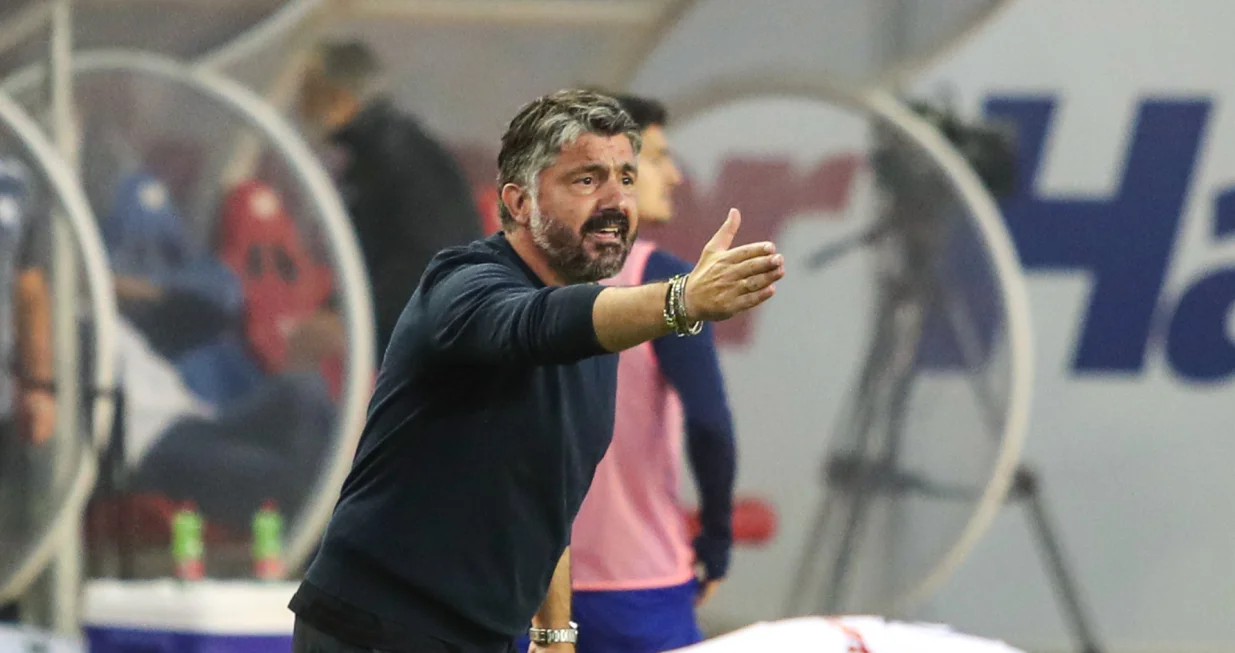 18.05.2025., stadion Poljud, Split - SuperSport HNL, 35. kolo, HNK Hajduk - HNK Rijeka. Gennaro Gattuso Photo: Sime Zelic/PIXSELL