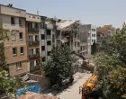 A building stands damaged in the aftermath of Israeli strikes, in Tehran, Iran, June 14, 2025. Majid Asgaripour/WANA (West Asia News Agency) via REUTERS ATTENTION EDITORS - THIS PICTURE WAS PROVIDED BY A THIRD PARTY.  TPX IMAGES OF THE DAY/Majid Asgaripour