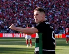 FILE PHOTO: Soccer Football - Taca de Portugal - Final - Benfica v Sporting CP - Estadio Nacional do Jamor, Lisbon, Portugal - May 25, 2025 Sporting CP's Viktor Gyokeres celebrates scoring their first goal REUTERS/Pedro Rocha/File Photo
