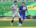 28.04.2025., stadion Aldo Drosina, Pula - SuperSport HNL, 32. kolo, NK Istra 1961 - NK Slaven Belupo. Moris Valincic, Adrian Liber. Photo: Srecko Niketic/PIXSELL