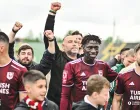 Ismir Mirvić sa igračima (FOTO: FK Sarajevo)
