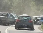Uništena vozila na mjestu nesreće/Viber/Patrole radari//