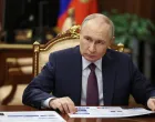 Russia's President Vladimir Putin attends a meeting with Russian-installed Governor of the Crimean city of Sevastopol Mikhail Razvozhayev in Moscow, Russia, June 16, 2025. Sputnik/Gavriil Grigorov/Pool via REUTERS ATTENTION EDITORS - THIS IMAGE WAS PROVIDED BY A THIRD PARTY./Gavriil Grigorov
