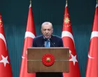 Turkish President Tayyip Erdogan speaks during a press conference following a cabinet meeting in Ankara, Turkey, June 16, 2025. Murat Kula/Presidential Press Office/Handout via REUTERS ATTENTION EDITORS - THIS PICTURE WAS PROVIDED BY A THIRD PARTY. NO RESALES. NO ARCHIVES./Murat Kula/presidential Press Of