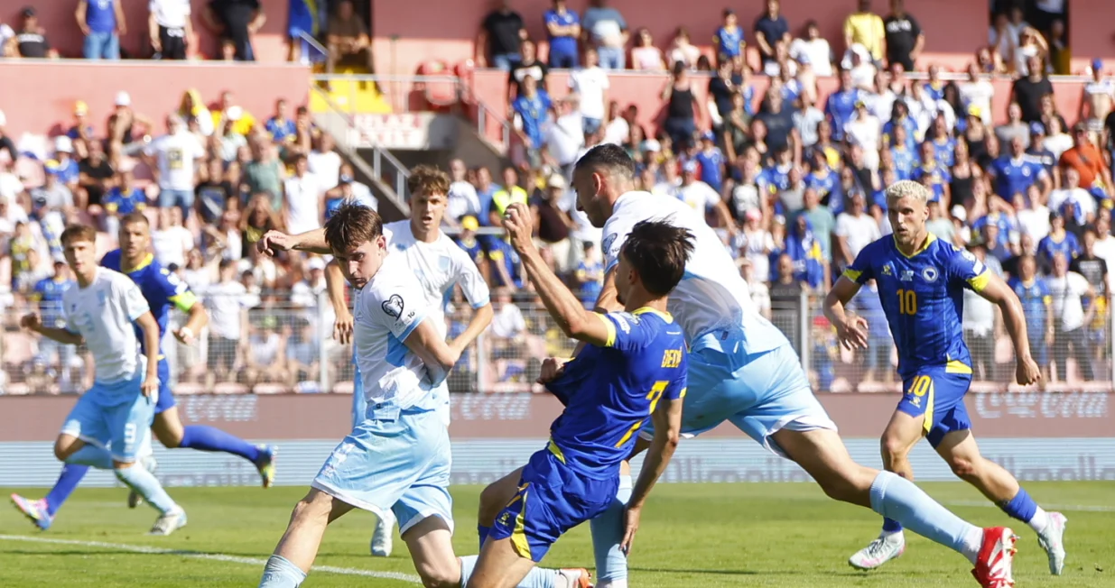 BiH - San Marino (FOTO: Damir Deljo/Oslobođenje)