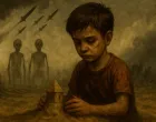 Krajišnik kolumna Gaza ilustracij/