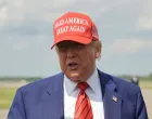 FILE PHOTO: U.S. President Donald Trump talks to reporters upon his arrival at Morristown Municipal Airport in Morristown, New Jersey, U.S., June 20, 2025. REUTERS/Ken Cedeno/File Photo/Ken Cedeno