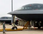 FILE PHOTO: Maintainers and crew chiefs from the 509th Aircraft Maintenance Squadron prepare B-2 Spirits at Whiteman Air Force Base in this U.S. Air Force handout photo dated March 19, 2011. The stealth bombers are supporting "Operation Odyssey Dawn" over Libya. Picture taken March 19, 2011. REUTERS/U.S. Air Force/Senior Airman Kenny Holston/Handout (UNITED STATES - Tags: MILITARY CONFLICT POLITICS) FOR EDITORIAL USE ONLY. NOT FOR SALE FOR MARKETING OR ADVERTISING CAMPAIGNS. THIS IMAGE HAS BEEN SUPPLIED BY A THIRD PARTY. IT IS DISTRIBUTED, EXACTLY AS RECEIVED BY REUTERS, AS A SERVICE TO CLIENTS/File Photo/Ho New
