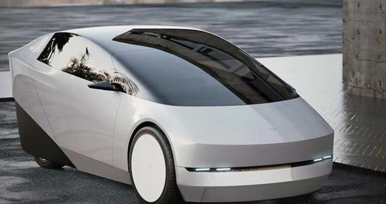 robot taksi tesla/