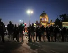 Policija na studentskom protestu u Beogradu/Marko Djurica