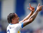 FILE PHOTO: Soccer Football - Premier League - Brighton & Hove Albion v Leicester City - The American Express Community Stadium, Brighton, Britain - April 12, 2025 Brighton & Hove Albion's Joao Pedro celebrates scoring their first goal Action Images via Reuters/Peter Cziborra EDITORIAL USE ONLY. NO USE WITH UNAUTHORIZED AUDIO, VIDEO, DATA, FIXTURE LISTS, CLUB/LEAGUE LOGOS OR 'LIVE' SERVICES. ONLINE IN-MATCH USE LIMITED TO 120 IMAGES, NO VIDEO EMULATION. NO USE IN BETTING, GAMES OR SINGLE CLUB/LEAGUE/PLAYER PUBLICATIONS. PLEASE CONTACT YOUR ACCOUNT REPRESENTATIVE FOR FURTHER DETAILS../File Photo