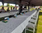 Skupština Grada Teslić, sjednica na stadionu, Teslić, gradski stadion/Bn Tv