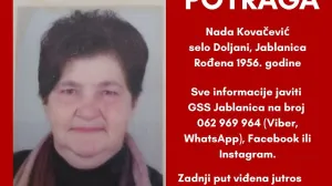 Nada je posljednjiput viđena rano jutros/GSS Jablanica/Gss Jablanica
