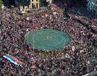 Protest na beogradskoj Slaviji protiv režima Aleksandra Vučića/
