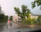 Tamni oblaci nad BiH: Jak vjetar i grmljavina pogodili Brezu, BH Meteo objavio fotografijeFOTO: Facebook/Nevrijeme u Brezi (@Crna Hronika BiH/Breza info - informativne portal)/