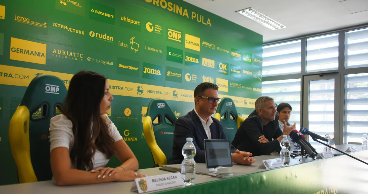 27.06.2025., Pula - NK Istra 1961 predstavila je svojeg novog trenera za nastupajucu prvoligasku sezonu. Kormilo je preuzeo Goran Tomic. Photo: Sasa Miljevic/PIXSELL/PIXSELL