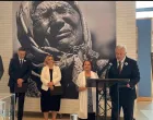 Elmedin Konaković, Denis Bećirović, Zlatko Lagumdžija; Povodom 30. godišnjice genocida nad Bošnjacima u Srebrenici, sinoć je u sjedištu Ujedinjenih nacija (UN) u New Yorku svečano otvorena izložba "Naslijeđe nade nakon genocida u Srebrenici: Putovanje nove generacije"//