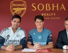 Mikel Arteta i Christian Norgaard (FOTO: Arsenal)