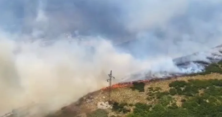 Požar kod Trebinja, Trebinje, vatrena stihija, požarna linija/Rtrs