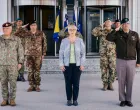 Nataša Pirc Musar u bazi Butmir/EUFOR//