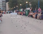 Performans 8.372 fildžana za žrtve genocida u Srebrenici, u Goraždu i Ustikolini/Elma Geca