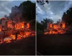 U požaru izgorjela kuća/Banjalučki vatrogasci/Facebook/