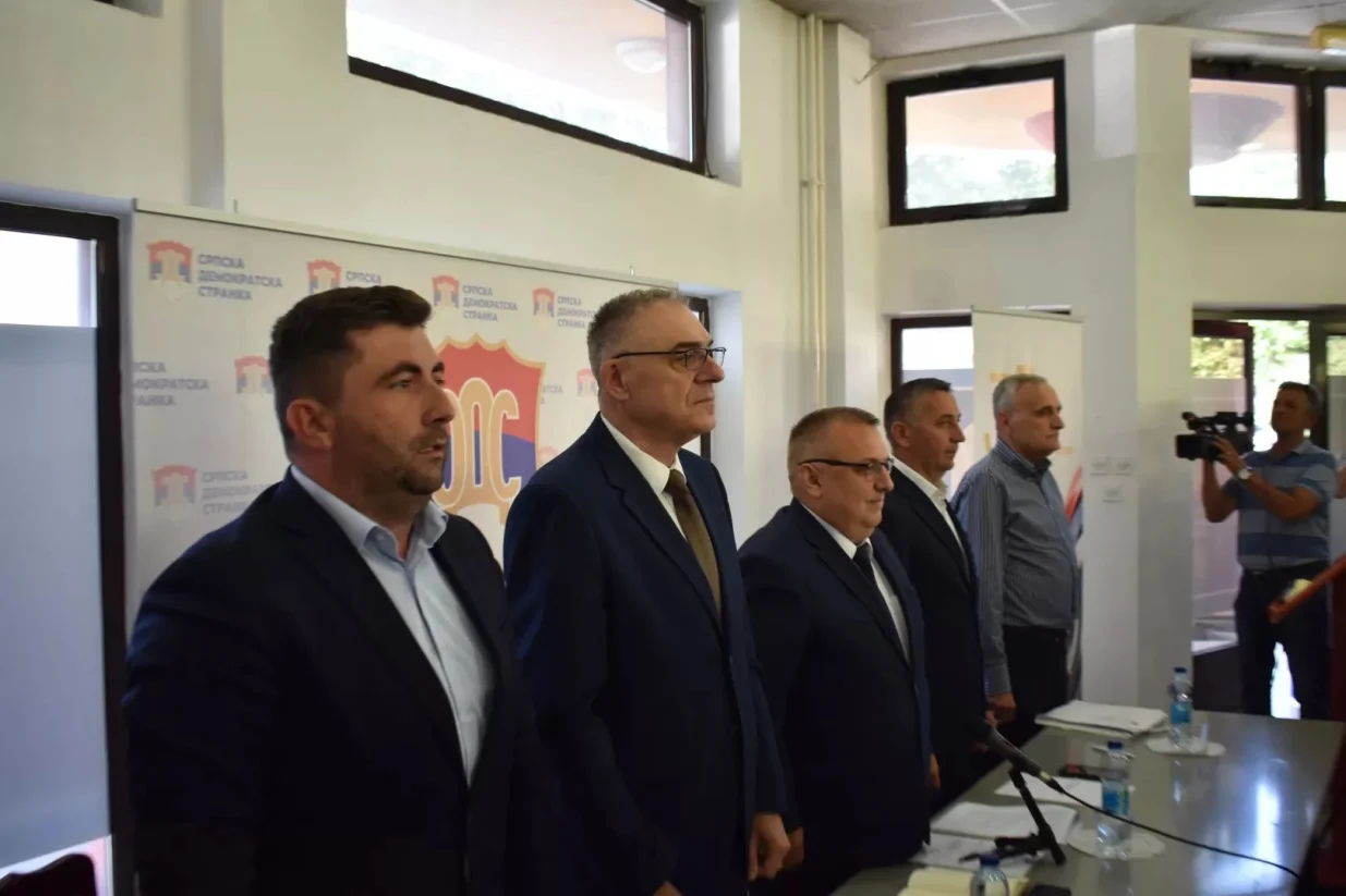 SDS rukovodstvo, Miličević, Radulović, Petrović/