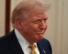 U.S President Donald Trump reacts on the day he signs the HALT Fentanyl Act, in the East Room at the White House in Washington, D.C., U.S., July 16, 2025. REUTERS/Umit Bektas/Umit Bektas