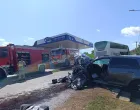 Saobraćajna nesreća, sudarili se autobus i putnički automobil u mjestu Saničani kod Prijedora/Vatrogasci Prijedor