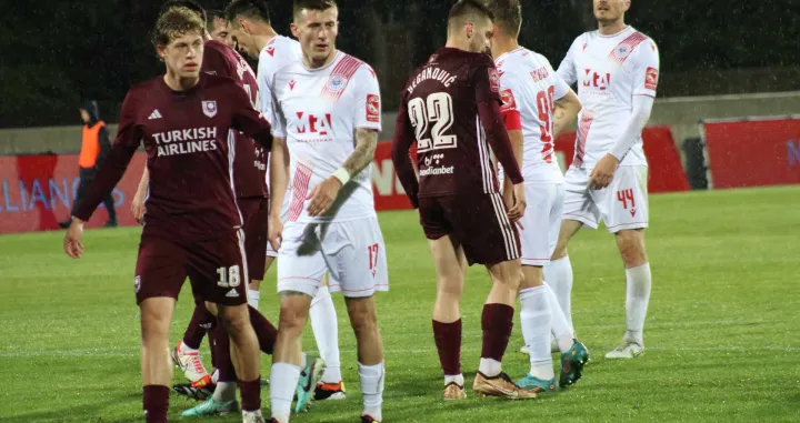 HŠK Zrinjski - FK SarajevoAmar Beganović Edin Julardžija Matija Malekinušić Nemanja Bilbija Toni Šunjić 