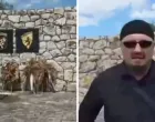 Snimak sa spomen-obilježja HVO-a/X