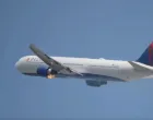 Boeing 767 motor se zapalio prilikom polijetanja/Screenshot