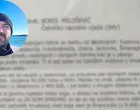 Milošević je prijeteću poruku objavio na svom Facebook profilu/Boris Milošević