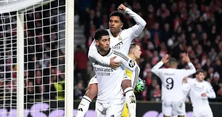 Brest - Real MadridJude BellinghamRodrygoKylian Mbappe