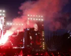 ZAGREB, HRVATSKA - 5. JULI 2025. Marko Perković Thompson u subotu navečer održao je veliki koncert na zagrebačkom Hipodromu, kojemu je, prema dostupnim podacima, prisustvovalo oko pola miliona ljudi (Stipe Majic - Anadolu Agency)/