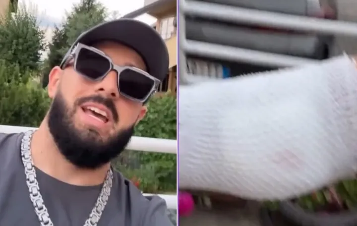 Sajfer je pokazao ranu/Screenshot/