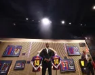 Soccer Football - FC Barcelona present new player Marcus Rashford - FC Barcelona Club Shop, Barcelona, Spain - July 23, 2025 Barcelona's new signing Marcus Rashford talks during his presentation REUTERS/Albert Gea