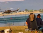 Prozor-Rama, požar, Ramsko jezero, helikopter OS BiH, kupači/Prozor-rama.info
