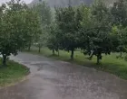 Kiša u Gradišci, Gradiška, Krajina, pljusak, osvježenje/Prtsc