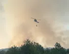 Helikopter OS BiH, gašenje požara, Prozor-Rama/Prtsc