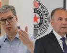 Aleksandar Vučić i Rasim Ljajić (FOTO: Anadolija/FK Partizan)