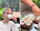 Anastasija Milojić, tiktokerica, probala najskuplju kafu/Prtsc