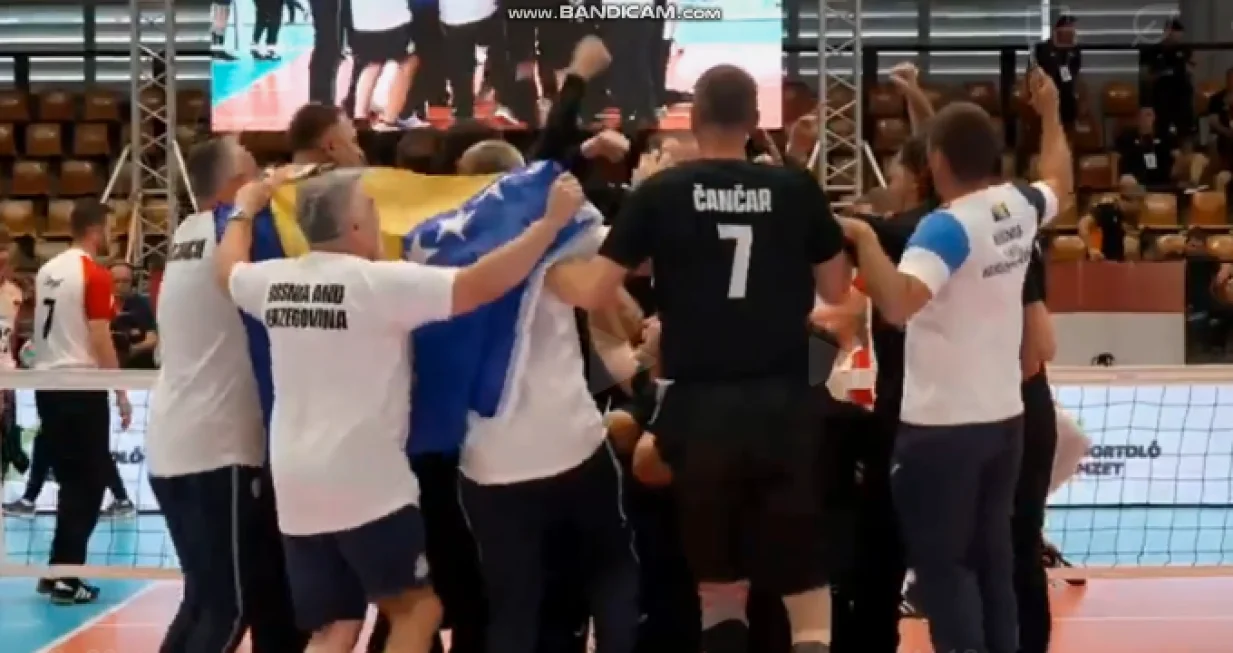 Reprezentacija BiH u sjedećoj odbojci (FOTO: Screenhot)/Foto: