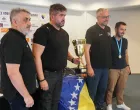 SARAJEVO, 5. augusta (FENA) - Konferencija za medije Saveza sjedeće odbojke Bosne i Hercegovine, nakon 12. titule prvaka na Evropskom prvenstvu u sjedećoj odbojci. (Foto FENA/Jasmin Hasečić)/Foto: 