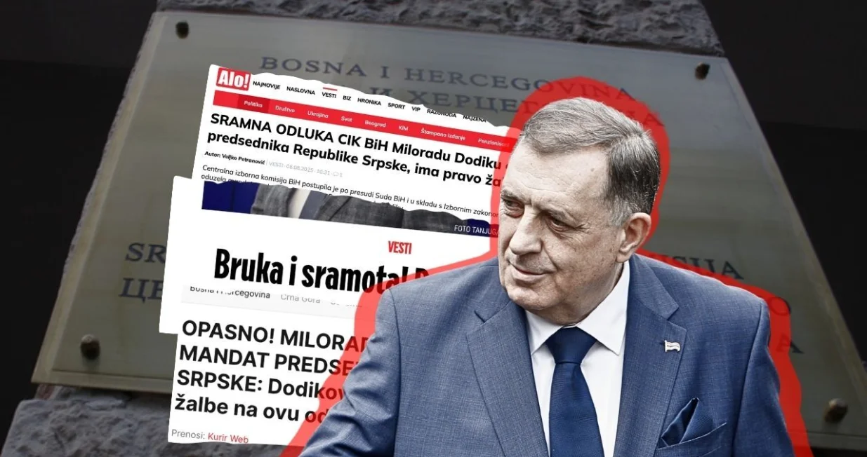 Pojedinim medijima nije "sjela" odluka CIK-a BiH o oduzimanju mandata Dodiku/Amir Papić