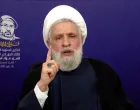 Lebanon's Hezbollah Chief Naim Qassem gives a televised speech from an unknown location, July 30, 2025 in this screen grab from video. Al Manar TV/REUTERS TV/via REUTERS THIS IMAGE HAS BEEN SUPPLIED BY A THIRD PARTY/Al Manar Tv