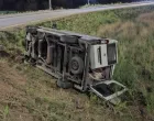Prevrnuti kombi članova Amadeus benda/Amadeus Bend