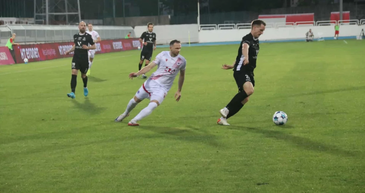 Detalj sa utakmice u Mostaru (Zrinjski v Breidablik - 07.08.2025)/Foto: