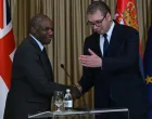 Predsjednik Srbije Aleksandar Vučić i ministar vanjskih poslova Velike Britanije David Lammy/Instagram